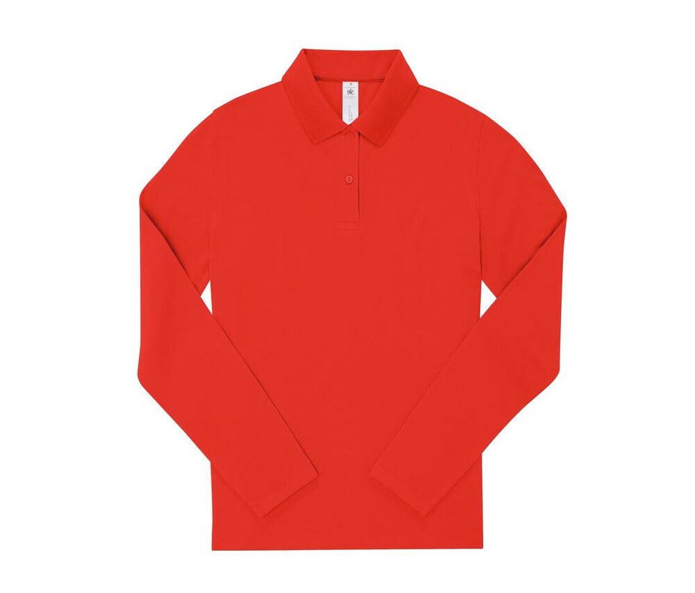 B&C BCW462 - Ladies' long sleeve poloshirt