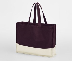 WESTFORD MILL WM858 - EARTHAWARE® ORGANIC CONTRAST SHOPPER Oxblood/Natural