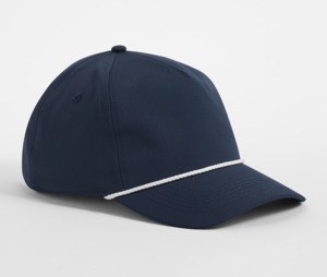 BEECHFIELD BF194R - ROPE DETAIL 5 PANEL CAP Navy/White
