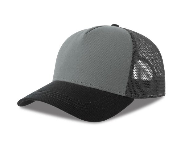 ATLANTIS HEADWEAR AT228 - 5-panel cotton trucker-style cap