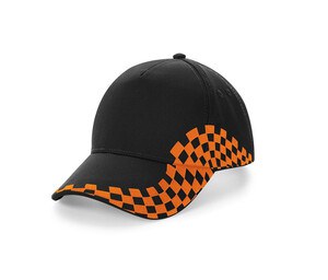BEECHFIELD BF159 - Grand Prix Cap Black / Orange
