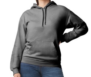 GILDAN GNSF50 - Unisex hooded sweatshirt Ash Grey